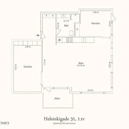 Nordhavn Luxury Modern Waterfront Appartement Kopenhagen